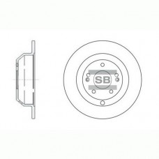 Гальмівний диск SANGSIN SD1072