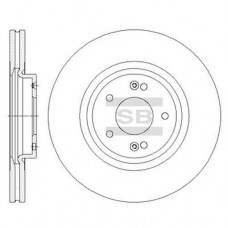 Гальмівний диск SANGSIN SD1075