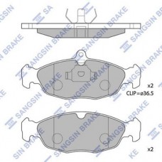 Комплект гальмівних колодок  - дискові SANGSIN SP1220