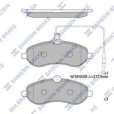 Комплект гальмівних колодок  - дискові SANGSIN SP1415