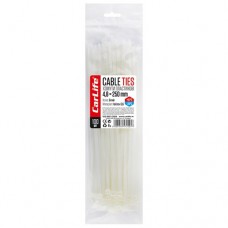 Хомути пластикові Carlife білі 4,8x250 100шт CARLIFE W4.8x250