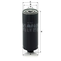 Фільтр оливи MANN-FILTER W 735/1