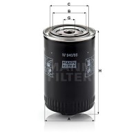 Фільтр оливи MANN-FILTER W 940/66