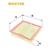 Фільтр повітря WIX FILTERS WA6198