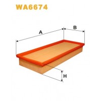 Фільтр повітря WIX FILTERS WA6674