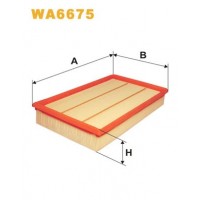 Фільтр повітря WIX FILTERS WA6675