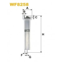 Фільтр палива WIX FILTERS WF8258