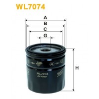 Фільтр оливи WIX FILTERS WL7074