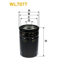 Фільтр оливи WIX FILTERS WL7077