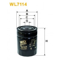 Фільтр оливи WIX FILTERS WL7114