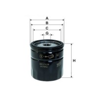 Фільтр оливи (уп. 12шт) Aveo/Lanos (OP 570T) WIX FILTERS WL7129-12