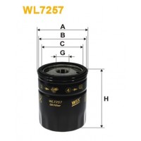 Фільтр оливи WIX FILTERS WL7257