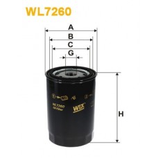 Фільтр оливи WIX FILTERS WL7260