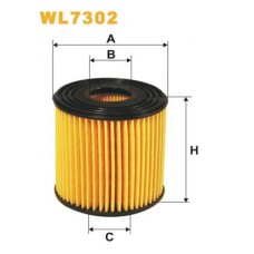 Фільтр оливи WIX FILTERS WL7302