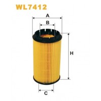 Фільтр оливи WIX FILTERS WL7412