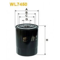 Фільтр оливи WIX FILTERS WL7450