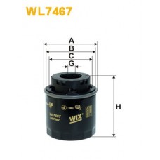 Фільтр оливи WIX FILTERS WL7467