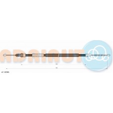 Adriauto 41.0293 - ADRIAUTO RENAULT трос ручного гальма задн. лів.-прав. диск Clio 91-97