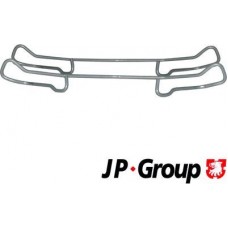 JP Group 1263650110 - Монтажний к-кт гальмівних колодок пер. TRANSIT-BERLINGO-PARTNER 08-