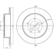 Cifam 800-1092C - CIFAM CHRYSLER гальмівний диск задн.Voyager III.Dodge Caravan 95-