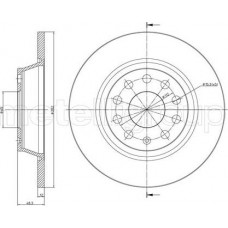Cifam 800-852C - Гальмівний диск зад. A3-Golf-Jetta-Octavia-Passat-Q3-Superb-Tiguan 03-