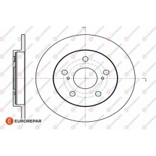 EUROREPAR 1642770380 - EUROREPAR 8708309198 ДИСК ГАЛЬМ?ВНИЙ К-КТ