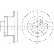 Cifam 800-492 - CIFAM DB Диск тормозной задн. VW LT 96-Sprinter 27216