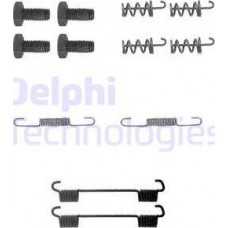Delphi LY1104 - DELPHI DB Р-комплект установки задн.гальм.колодок на два колеса W124-202