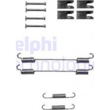 Delphi LY1346 - DELPHI FIAT К-т установчий задніх гальм. колодок Doblo 01-