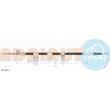 Adriauto 52.0291.1 - ADRIAUTO TOYOTA трос ручного гальма задн. лів. Corola -07