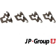 JP Group 1164004010 - Монтажний к-кт гальмівних колодок пер. A6-Q5 10- lucas