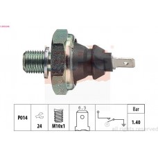 EPS 1.800.046 - 068919081 ДАТЧИК ДАВЛ. МАСЛА 14 БАР VW  AUDI  SEAT 1.6-1.8-1.9-2.0 ЧЕРН.