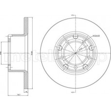 Cifam 800-210 - CIFAM Диск тормозной перед. DB 207-507D 77-95 28016