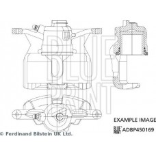 Blue Print ADBP450169 - BLUE PRINT Гальмівний супорт пер. пр. MAZDA CX-7