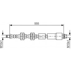 BOSCH 1987481569 - BOSCH шланг гальмівний передн. BMW X1