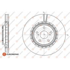 EUROREPAR 1642781780 - 8708309198 ДИСК ГАЛЬМІВНИЙ ПЕРЕДНІЙ