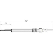 A-N PARTS 134 006 - A-N PARTS BMW Свеча накала двойная спираль 7V E90.E60 520D.F10.F01.E70.F15.16.Mini