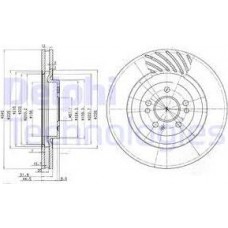 Delphi BG9759 - DELPHI DB диск гальмівний передній W163 98-