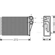 Ava Quality Cooling PEA6292 - Теплообмінник, система опалення салону