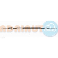 Adriauto 41.0275 - ADRIAUTO RENAULT трос ручного гальма задн. лів.-прав. 21 -95.