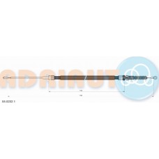 Adriauto 55.0232.1 - ADRIAUTO SKODA трос ручного гальма лів.-прав.Rapid.Seat 12-