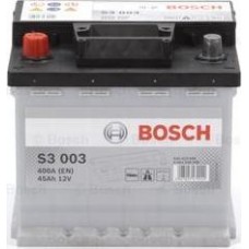 BOSCH 0092S30030 - BOSCH S3 Акумулятор 12В 45А-год - 400A - 207175190 - 11.57кг виводи -