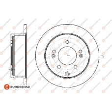 EUROREPAR 1667871780 - EUROREPAR 8708309198 ДИСК ГАЛЬМ?ВНИЙ ЗАДН?Й 2ШТ.