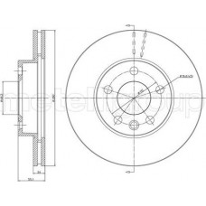 Cifam 800-507 - CIFAM VW Диск тормозной передний вентилируемый Sharan.T4.Ford Galaxy.Seat Alhambra