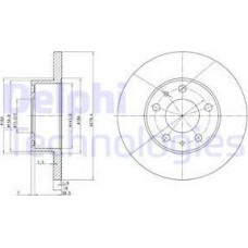 Delphi BG2845 - DELPHI FIAT диск гальмівний передній Ducato.Citroen Jumper.Peugeot 94-