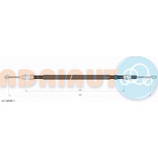Adriauto 41.0228.1 - ADRIAUTO RENAULT трос ручного гальма Megane 99-