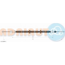 Adriauto 41.0279.1 - ADRIAUTO RENAULT трос ручного гальма задн. лівий диск. Kangoo 4x4 -06