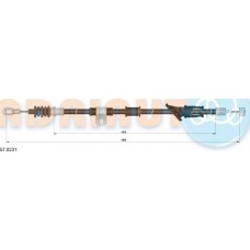 Adriauto 57.0231 - ADRIAUTO VOLVO трос ручного гальма лів. S40-V40 96