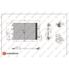 EUROREPAR 1679997380 - Конденсатор, система кондиціонування повітря