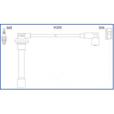 HITACHI 134520 - HUCO Провода высокого напряжения 4 шт. HONDA Civic 1.3-1.6 91-01. Accord 1.8-2.2 90-98 ROVER